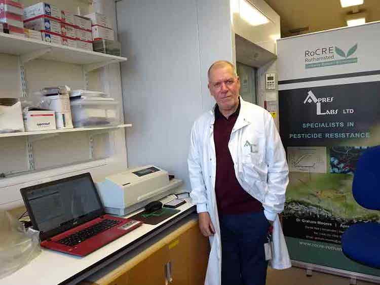El Dr. Graham Moores utiliza los lectores SpectraMax para revolucionar la investigación en la resistencia a pesticidas