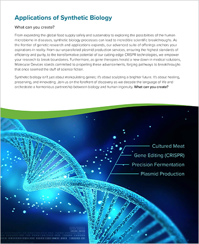 Applications of synthetic biology