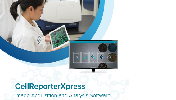 Software de adquisición y análisis de imágenes CellReporterXpress