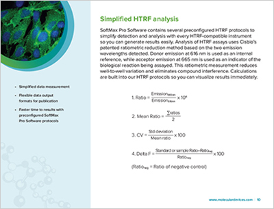 Simplified HTRF analysis